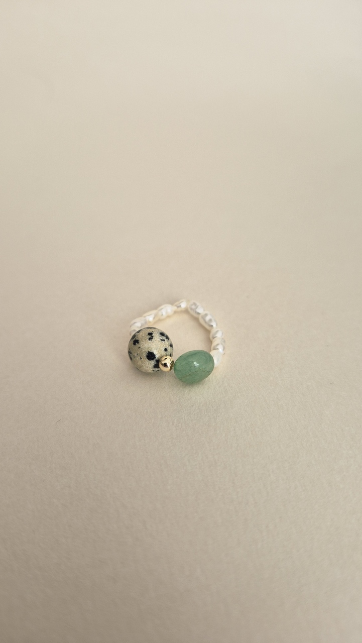 Pierścionek Pastel Green