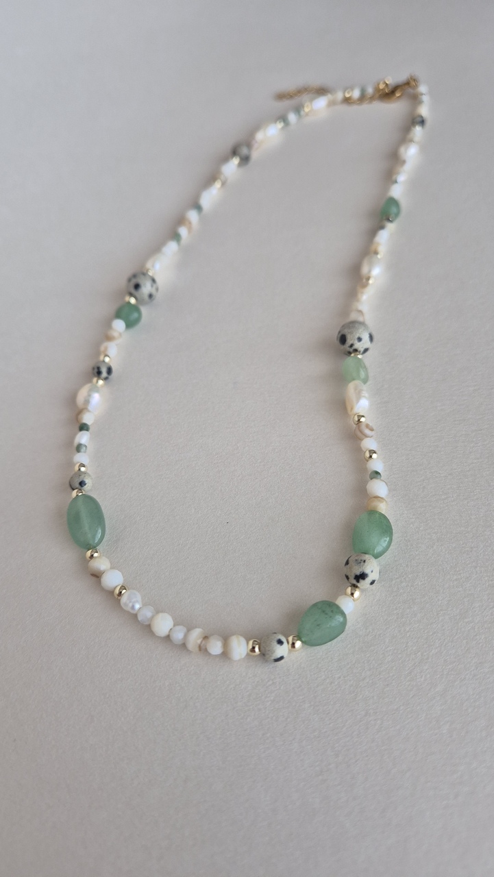 Naszyjnik Pastel Green